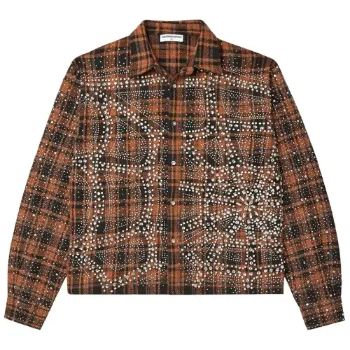 Brown Vale Flannel Vale Flannel Brown Vale Flannel shirt with brown plaid pattern