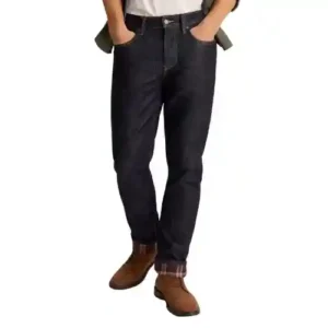 Flannel Lined Jeans For Men – Dark Denim