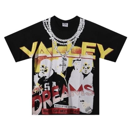 Vale Forever Valley Dream Graphic Black T Vale Forever Valley Dream Graphic Black T with bold Valley Dreams front print
