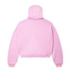Pink Vale Forever hoodie with a front zipper, hood, and Dreams graphic printed across the front.