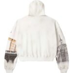 Vale NYC hoodie white with New York City graphics back side