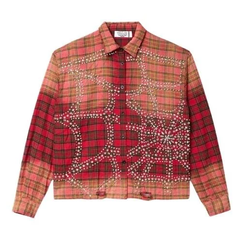 Vale Forever Red Haze Flannel red plaid unisex shirt